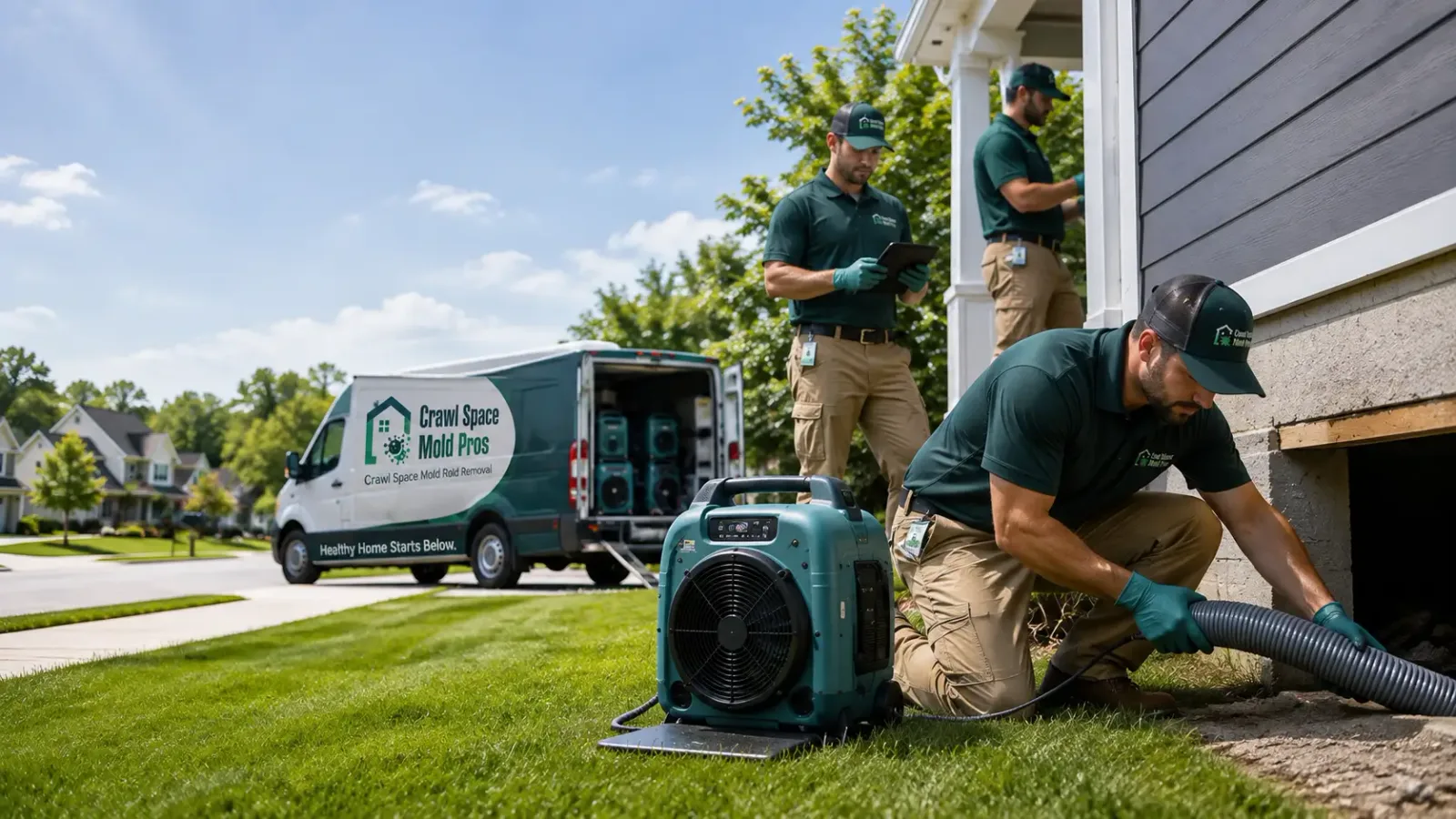 Crawl Space Mold Removal in Hartford, IA
